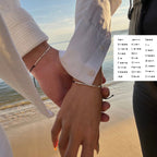 MORSECODE PARTNERARMBAND aus 925 Silber - Eleganter Armband - AURIME