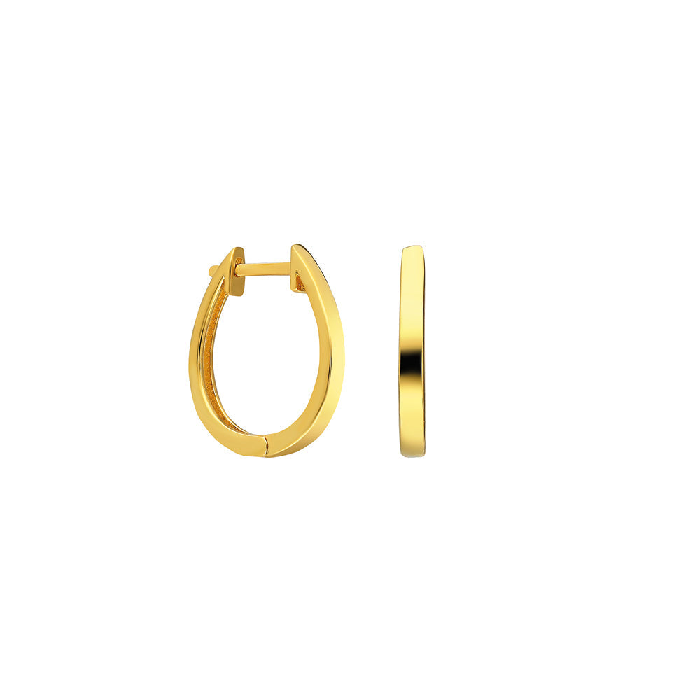 ELIPS BASIC OHRRING aus 925 Silber - Eleganter Ohrringe - AURIME