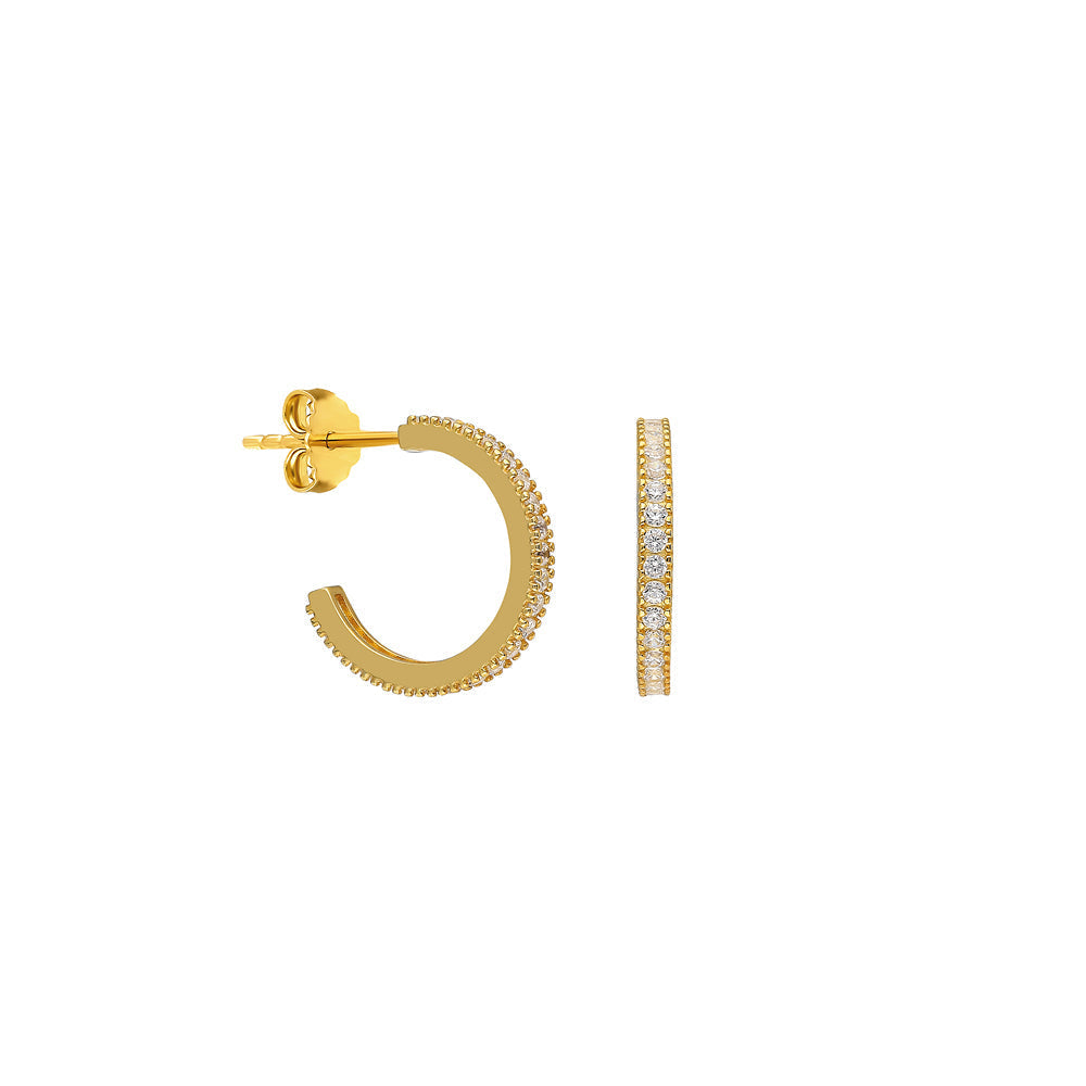 ROUND  OHRRING aus 925 Silber - Eleganter Ohrringe - AURIME
