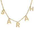Chocker Ball Zirkonia Namenskette (7027065552941)