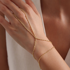 LUNE HANDKETTE aus 925 Silber - Eleganter Halskette - AURIME