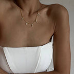 CHOCKER NAMENSKETTE MIT ZIRKONIA GOTHIC aus 925 Silber - Eleganter Halskette - AURIME