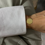 PLÄTTCHEN GRAVURARMBAND aus 925 Silber - Eleganter Armband - AURIME