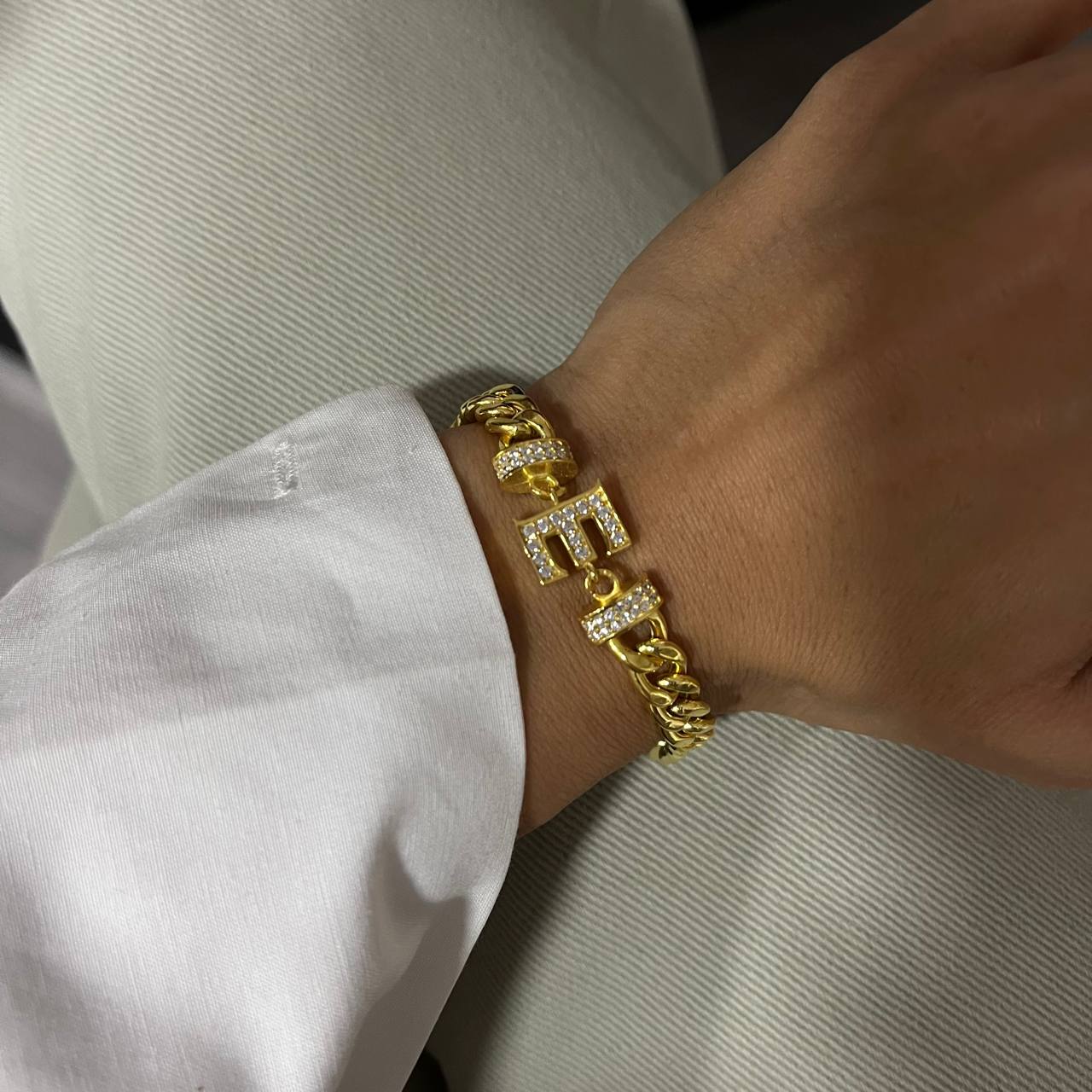 RIO ZIRKONIA BUCHSTABE aus 925 Silber - Hochwertiger Schmuck - AURIME