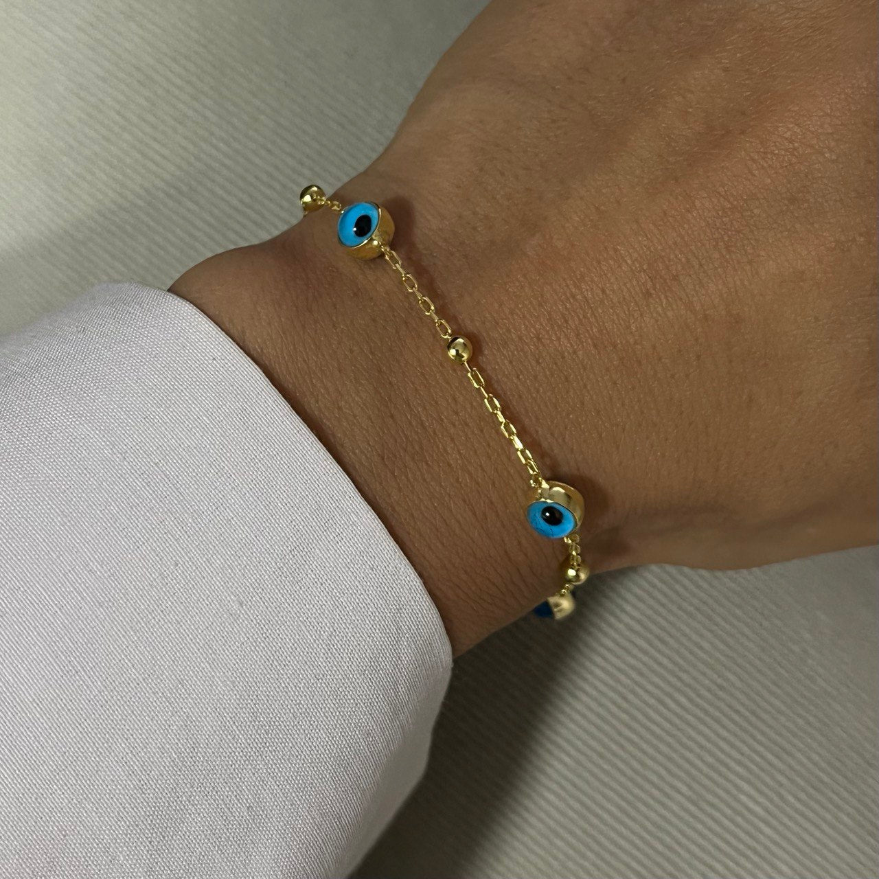 BULLET NAZAR ARMBAND aus 925 Silber - Eleganter Armband - AURIME