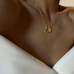 HERZKETTE MIT ZIRKONIA II aus 925 Silber - Eleganter Halskette - AURIME