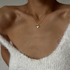 VOLL HERZ KETTE aus 925 Silber - Eleganter Halskette - AURIME
