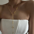 SOMMER NAMENSKETTE aus 925 Silber - Eleganter Halskette - AURIME