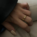 STRING RING aus 925 Silber - Eleganter Ring - AURIME