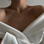 MINIMAL BUCHSTABEN HALSKETTE aus 925 Silber - Eleganter Halskette - AURIME