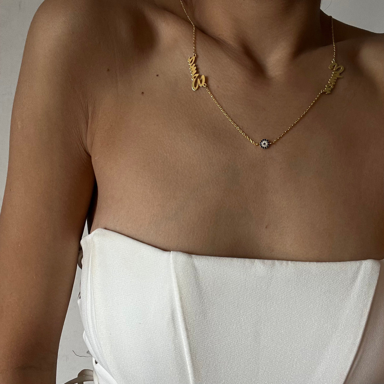 2-PIECE NAZAR NAME CHAIN ​​| 925 SILVER