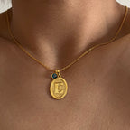 HALSKETTE MIT MONOGRAM aus 925 Silber - Eleganter Halskette - AURIME