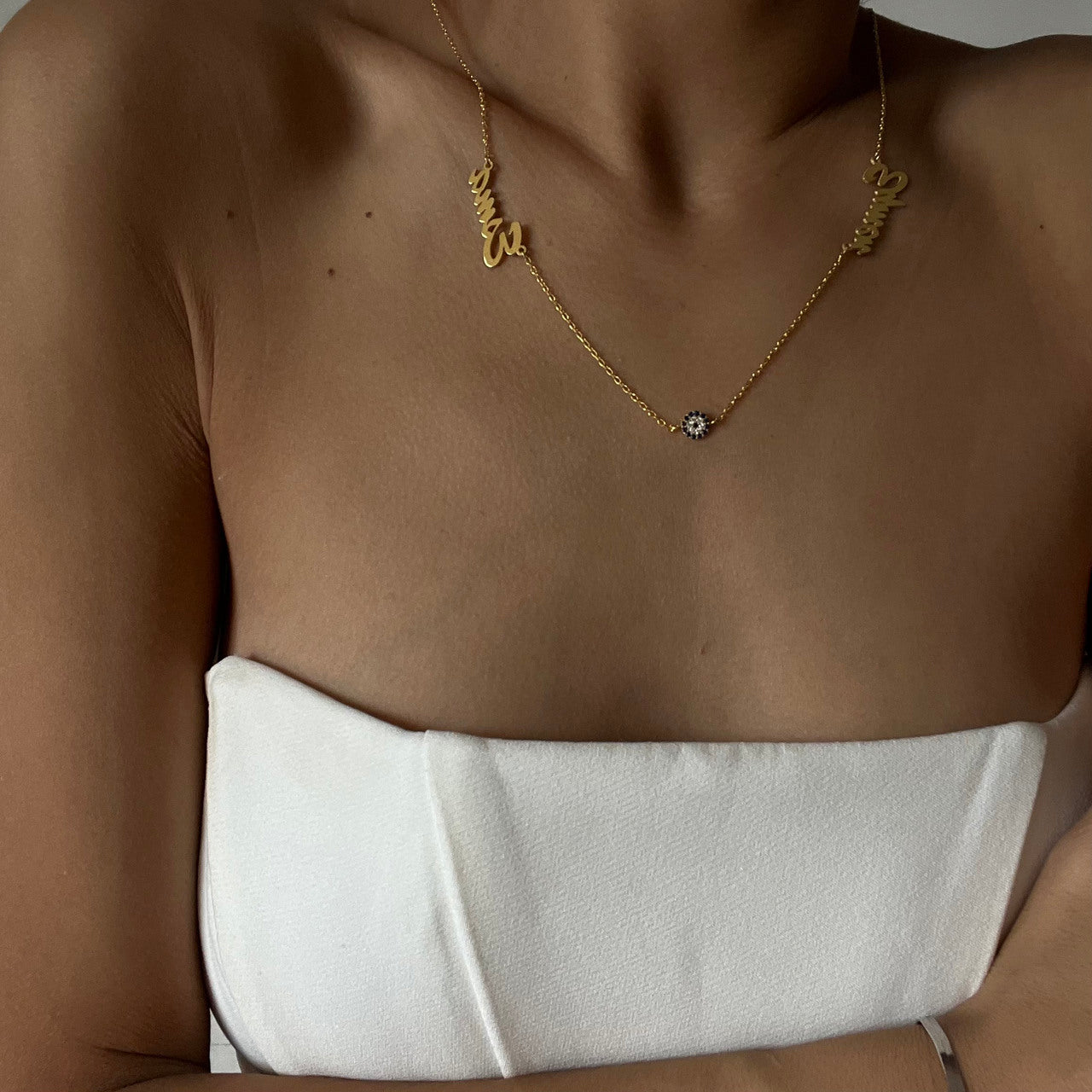 2-PIECE NAZAR NAME CHAIN ​​| 925 SILVER