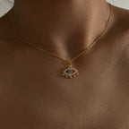 EYE EFFECT KETTE aus 925 Silber - Eleganter Halskette - AURIME