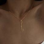 HERZ SYMBOL NAMENSKETTE aus 925 Silber - Eleganter Halskette - AURIME