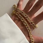 GOURMET ZIRKONIA ARMKETTE aus 925 Silber - Eleganter Halskette - AURIME