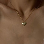 VOLL HERZ KETTE aus 925 Silber - Eleganter Halskette - AURIME