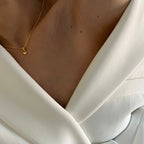 MIYA HERZ HALSKETTE aus 925 Silber - Eleganter Halskette - AURIME