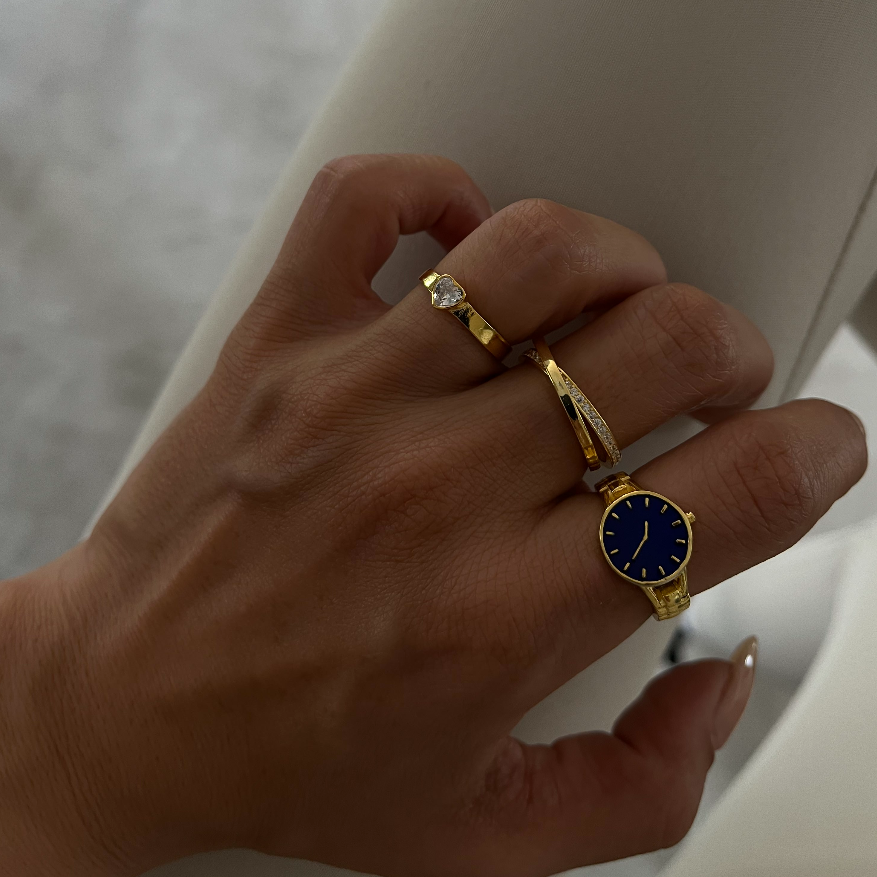 WATCH RING aus 925 Silber - Eleganter Ring - AURIME