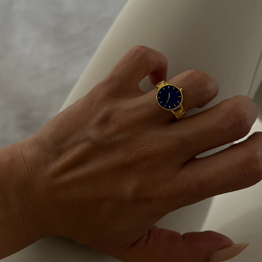 WATCH RING aus 925 Silber - Eleganter Ring - AURIME